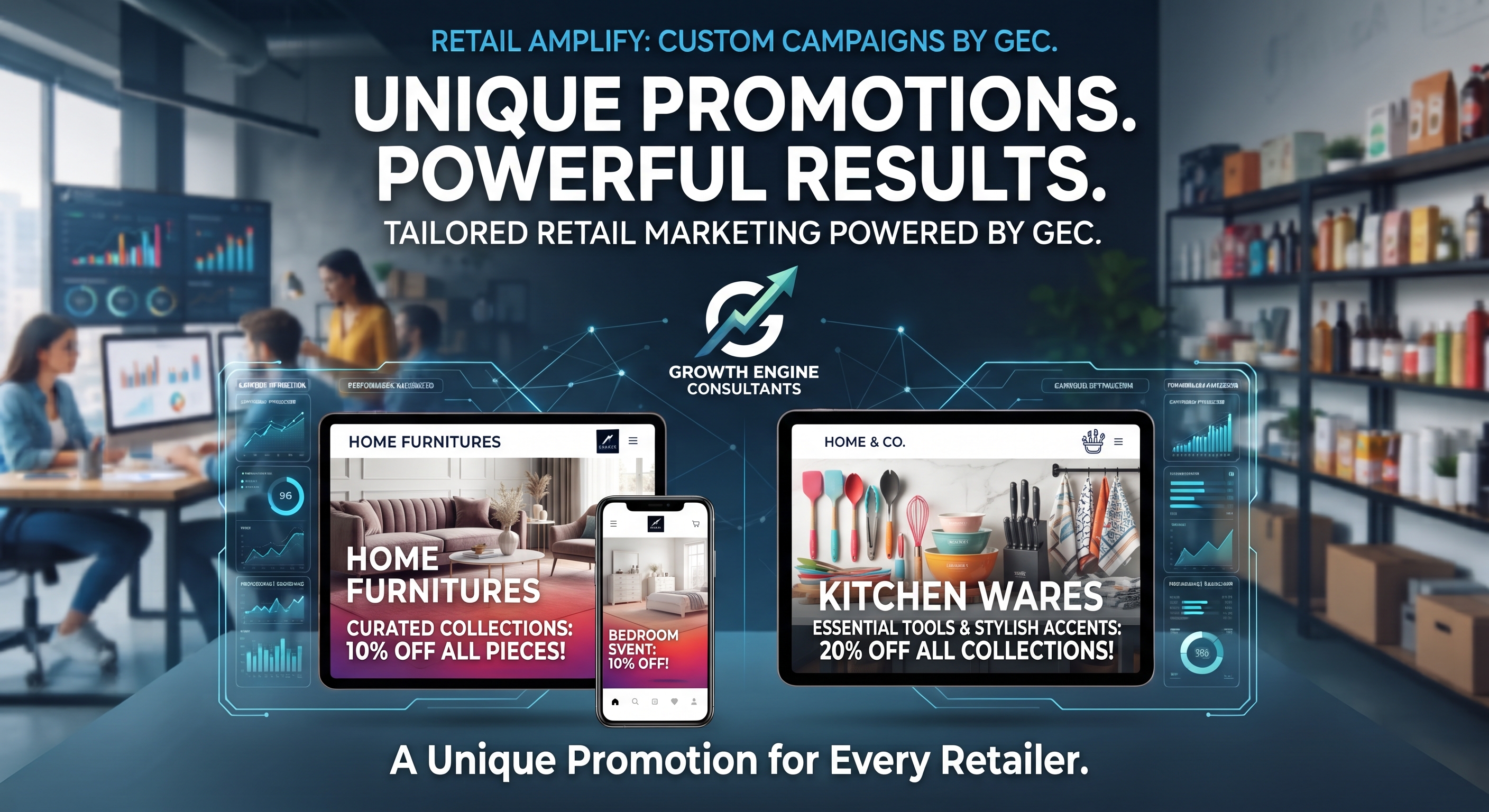 Strategic Retail Promotion Campaign Ads